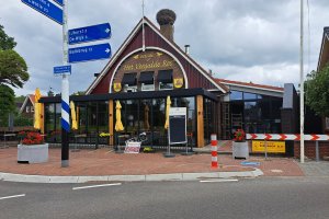 vooraanzicht Het vergulde Ros