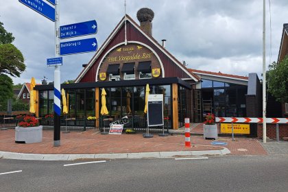 vooraanzicht Het vergulde Ros