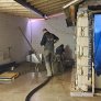 cementdekvloer wordt gestort